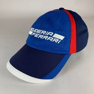 Scuderia Ferrari Unisex Blue Puma Relaxed Fit Strapback Adjustable Hat